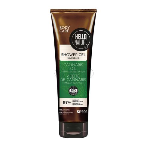 Hello Nature Cannabis Oil - Ujędrniający żel pod prysznic 250 ml