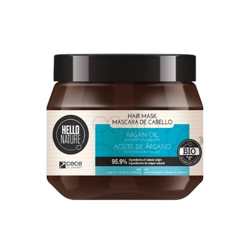 Hello Nature Argan Oil – Maska do włosów zniszczonych 250ml