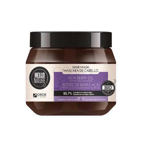 Hello Nature Acai Berry Oil
Maska do włosów farbowanych, dojrzałych
250ml 
